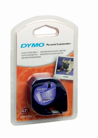 Dymoplastic label transparent 12mmx4m for letra day 16951-S0721550Article-No: 5411313122672