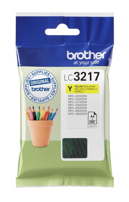 BrotherInk cartridge Brother Lc-3217Y yellowArticle-No: 4977766762144