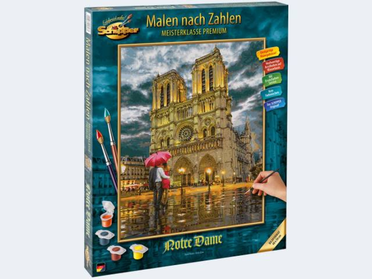 SimbaMalen nach Zahlen Notre Dame Paris 40x50cmArtikel-Nr: 4000887918173