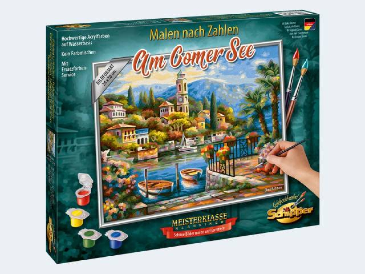 SimbaMalen nach Zahlen Am Comer See 24x30cmArtikel-Nr: 4000887927984