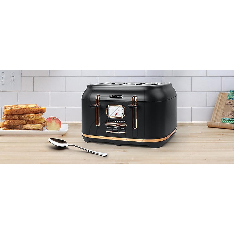 Mess Toaster Muse Stainless steel toaster black MS-131 BC Muse Article-No: 436430