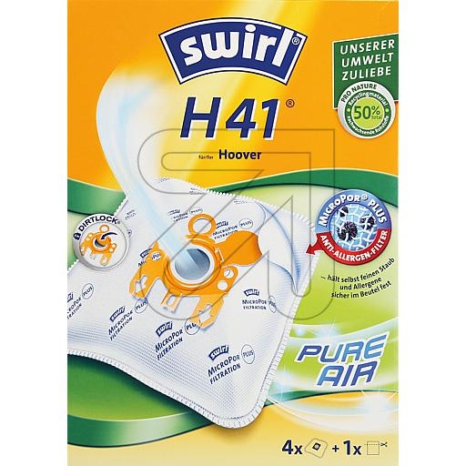 SwirlDust bag Swirl H 41 MicroPor Plus Green-Price for 4 pcs.Article-No: 452360