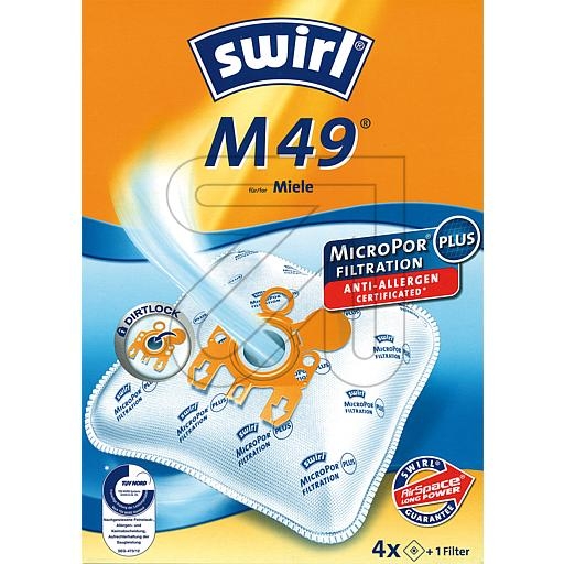 SwirlDust bag Swirl M 49 MicroPor Plus Green-Price for 4 pcs.Article-No: 452415