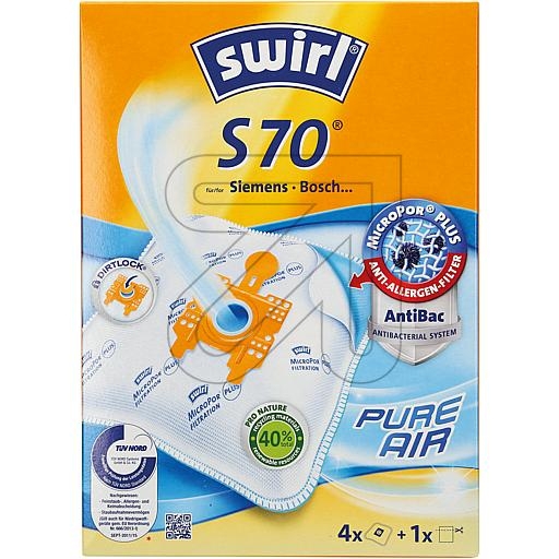 SwirlDust bag Swirl S 70 MicroPor Plus Green-Price for 4 pcs.Article-No: 452875