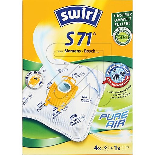 SwirlDust bag Swirl S 71 MicroPor Plus Green-Price for 4 pcs.Article-No: 452880