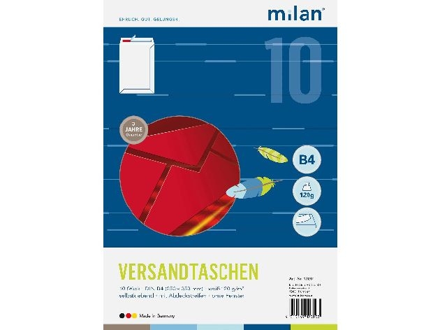 MilanVersandt Milan B4 120g HK 10er-Pc weiss Offset mit-Preis für 10 StückArtikel-Nr: 4010169123003