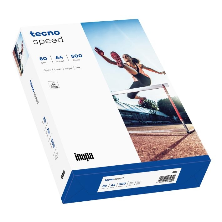 InapaCopy paper tecno speed A4 80g 500 sheets white-Price for 500SheetArticle-No: 4011211075622