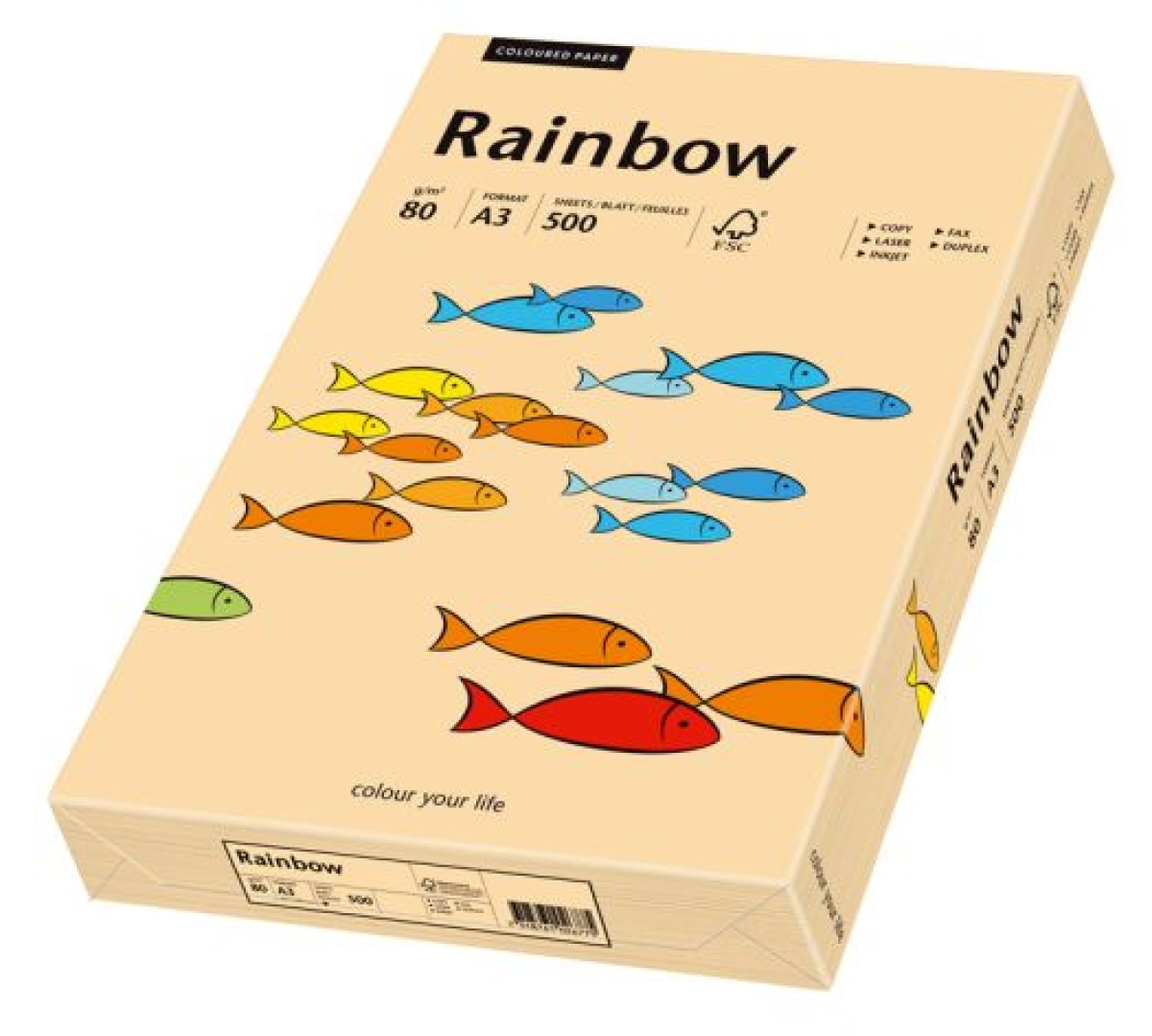 PapyrusCopy paper Sky Rainbow A3 80g 500 sheets salmon-Price for 500SheetArticle-No: 7318761038150