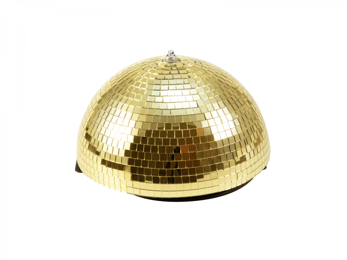 EUROLITEHalf Mirror Ball 30cm gold motorized