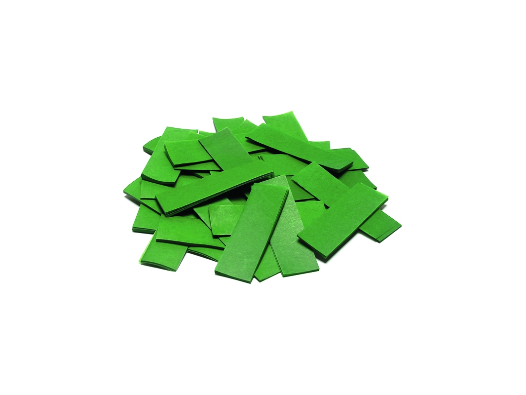 TCM FXSlowfall Confetti rectangular 55x18mm, dark green, 1kg