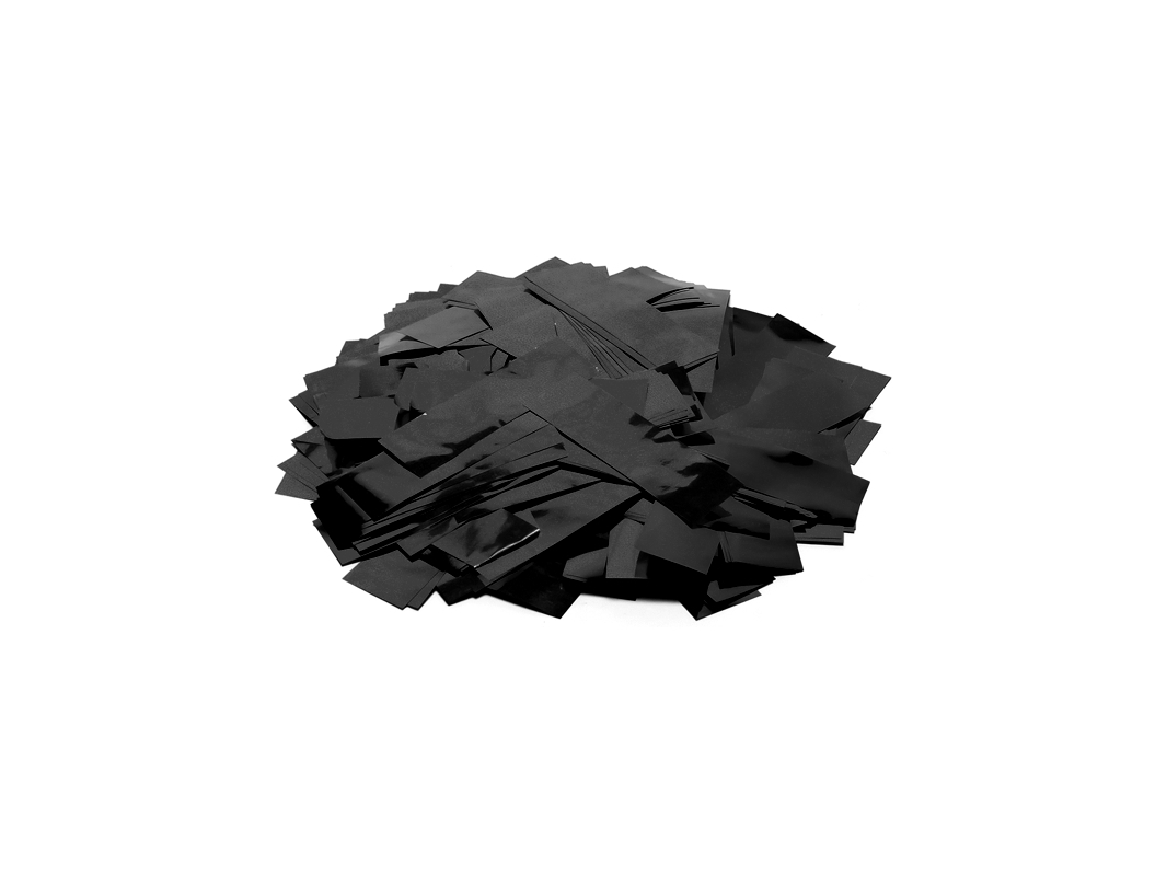 TCM FXMetallic Confetti rectangular 55x18mm, black, 1kgArticle-No: 51708856