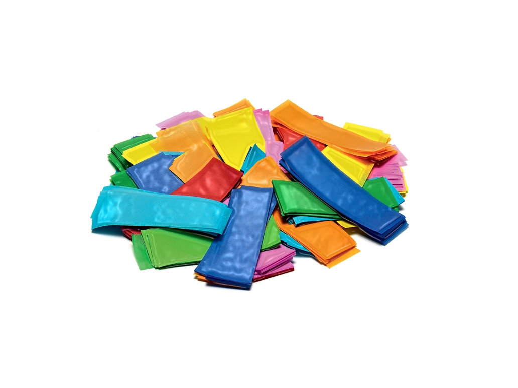 TCM FXMetallic Confetti rectangular 55x18mm, multicolor, 1kgArticle-No: 51708870