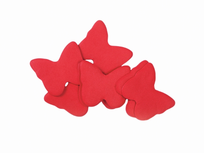 TCM FXSlowfall Confetti Butterflies 55x55mm, red, 1kgArticle-No: 51709114