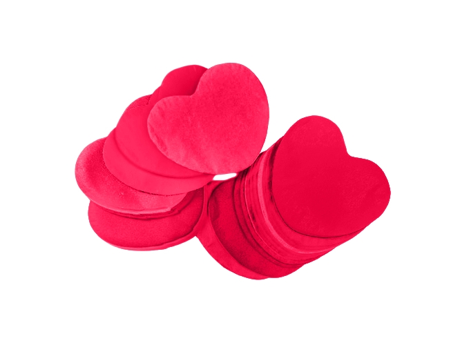 TCM FXSlowfall Confetti Hearts 55x55mm, red, 1kgArticle-No: 51709202