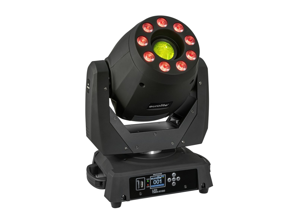EUROLITELED TMH-H180 Hybrid Moving-Head Spot/Wash COBArtikel-Nr: 51786085