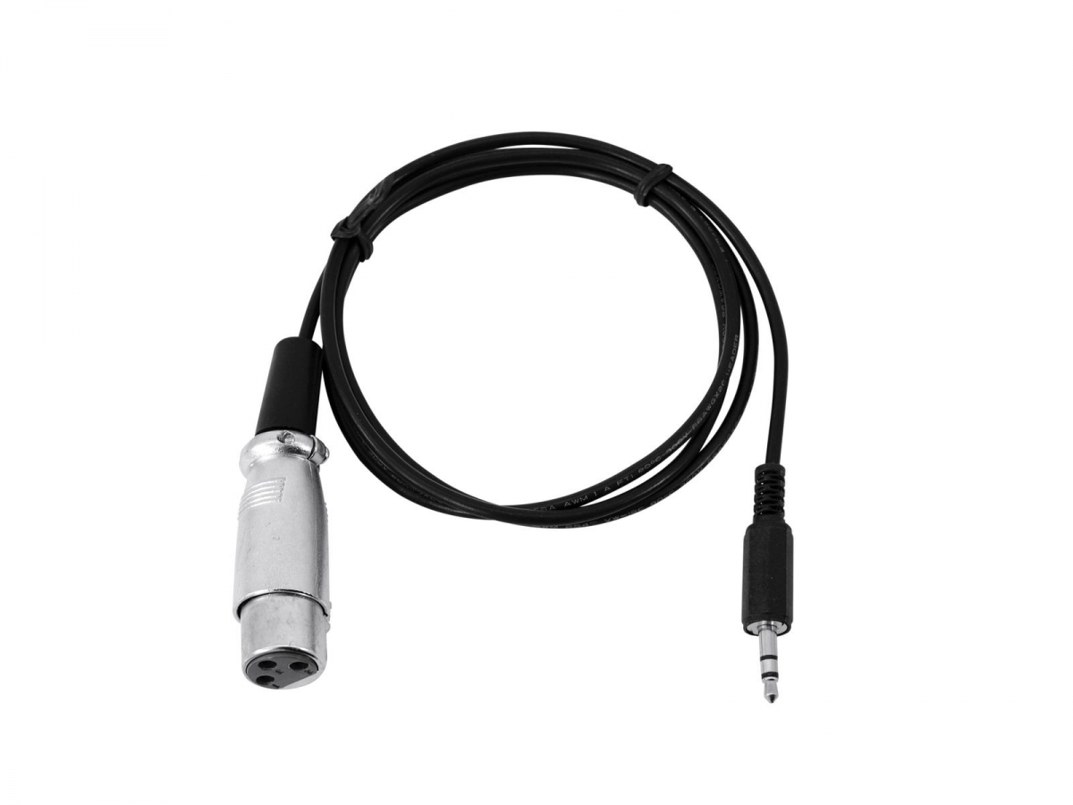 EUROLITEDMX-Adapter OUT Klinke 3,5/XLR 1mArtikel-Nr: 51916210