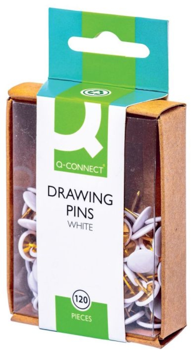 Q-ConnectTacks white Q-Connect 120 pieces-Price for 120 pcs.Article-No: 5705831020191