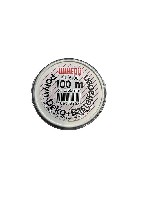 WihedüPerlon thread 0.50mm 100m 5100-Price for 100 meterArticle-No: 40663258
