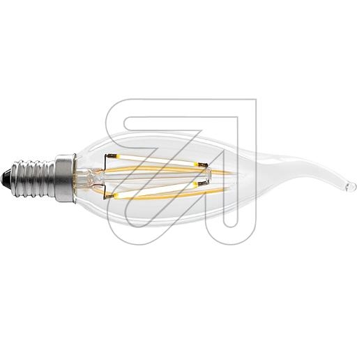 SIGORLED-Filament Kerze E14 4W kl. windst.6134101 6111701/6101201Artikel-Nr: 534130