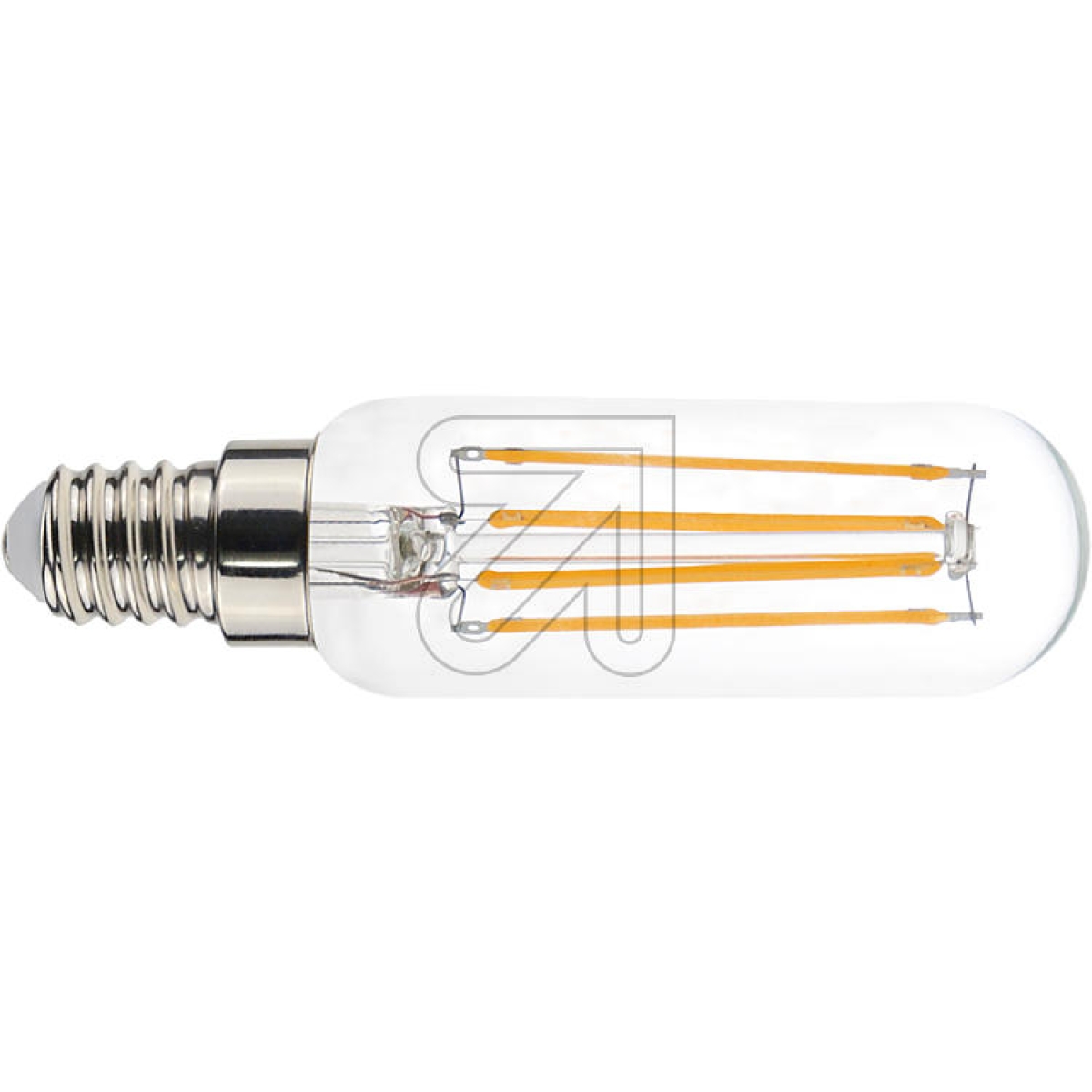EGBFilament Röhrenlampe klar E14 4,5W 510lm 2700KArtikel-Nr: 540705