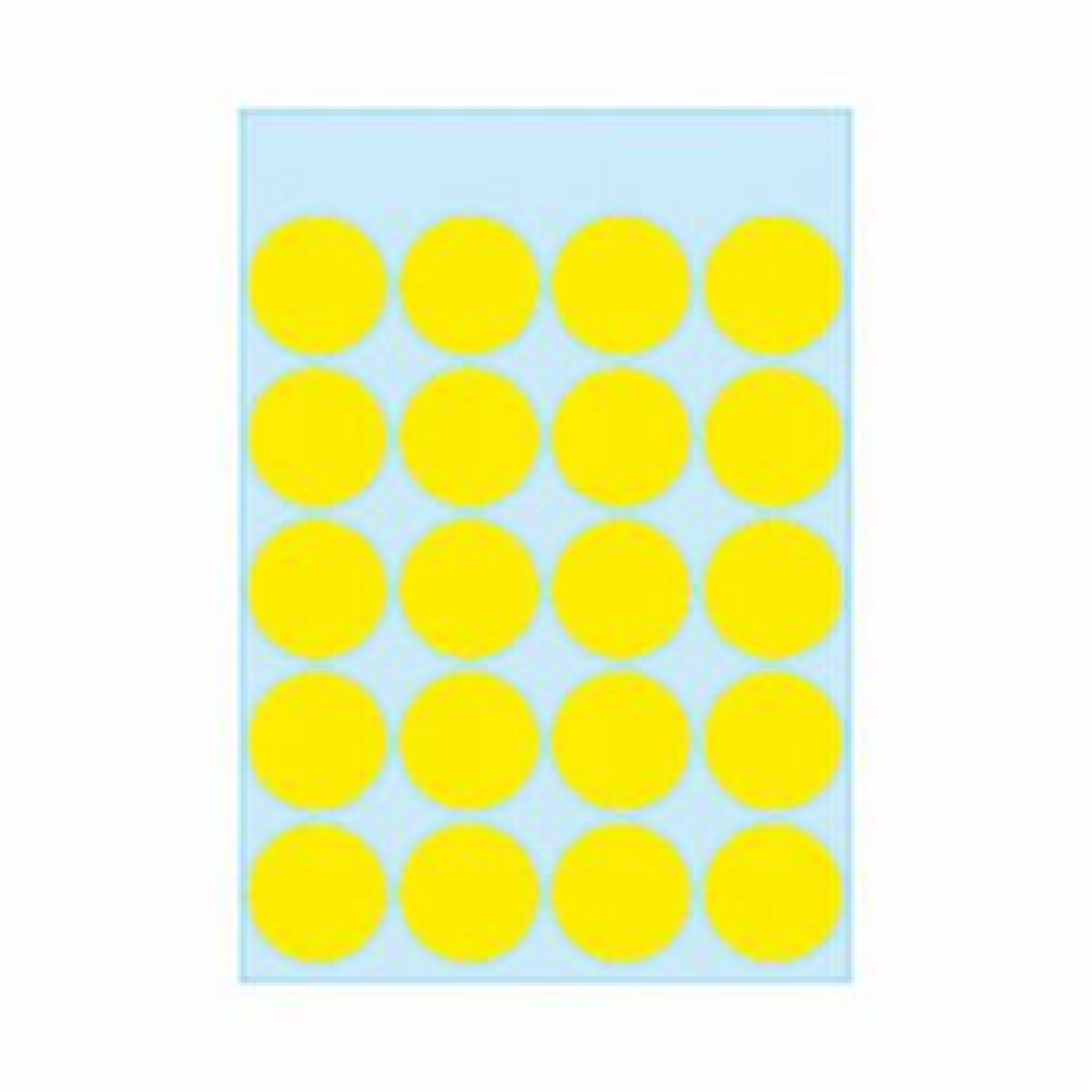 HermaEtikett Markierungspunkt 19mmD 100ST gelb haftend 1871Artikel-Nr: 4008705018715