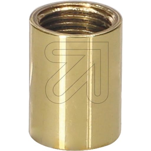 D. W. BendlerConnection sleeve brass pol. M10 inside 1710.1214.0101.3103-Price for 5 pcs.