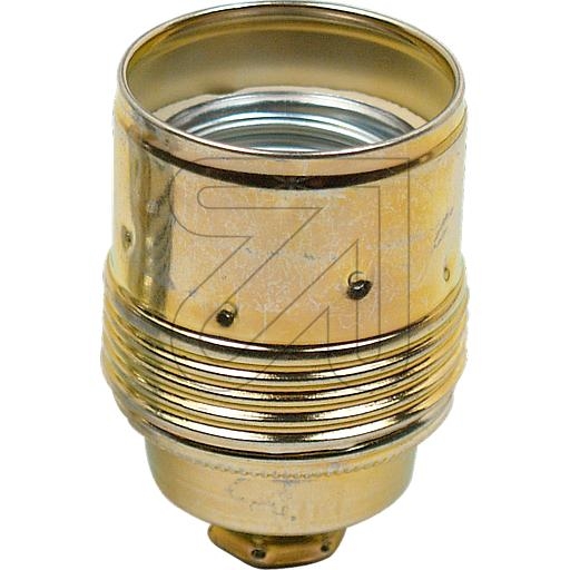 electroplastMetal socket E27, brass, conical shape-Price for 5 pcs.Article-No: 605025