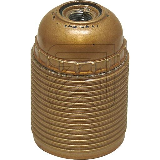 electroplastIso socket, external thread E27 gold-Price for 5 pcs.Article-No: 605315