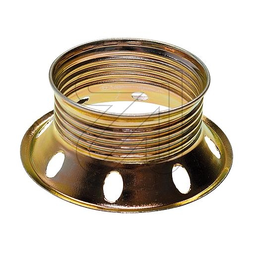 electroplastFassungs-Ring E27 messing-Preis für 5 StückArtikel-Nr: 605505