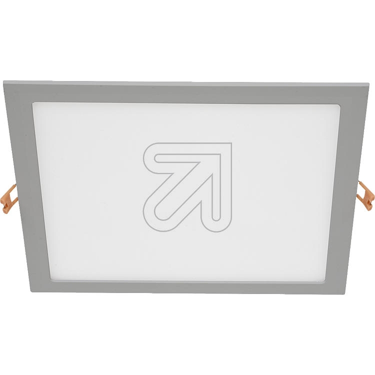 EVNLED recessed light 27W 3000K, silver, square 350mA, beam angle 120°, dimmable, LPQ303502Article-No: 629490