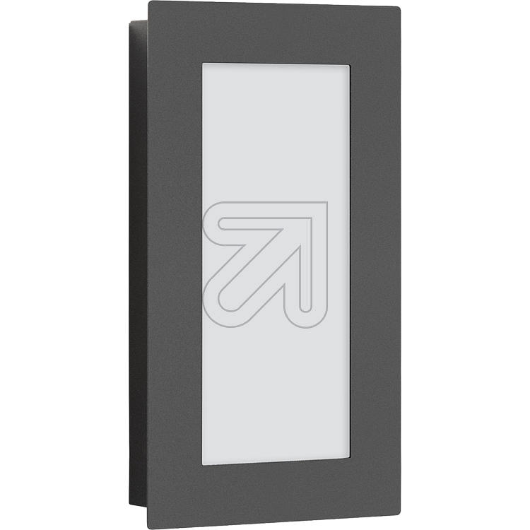 LCDLED wall light graphite with BWM 3000K 12W IP44 3008LEDSENArticle-No: 629605