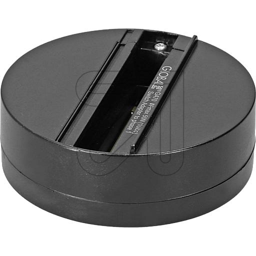 Nordic AluminiumSurface-mounted ceiling plate, black GA70-2Article-No: 631955
