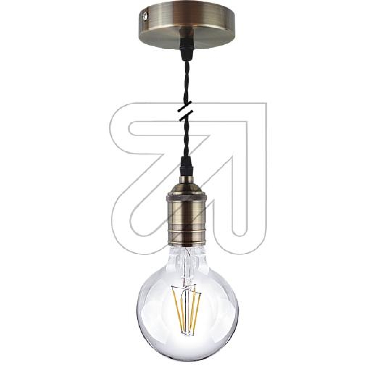 LEDmaxxMetal lamp pendulum bronze PLM009