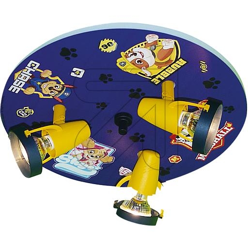 niermann STAND BYCeiling spotlight 3-flames Paw Patrol with decor 601Article-No: 633340