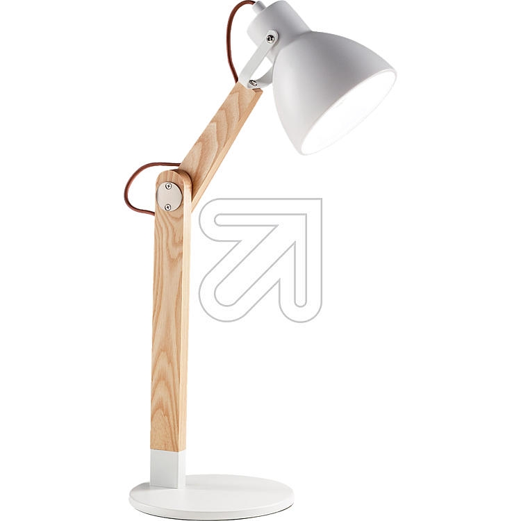 FABAS LUCETable lamp Sveva white/ash wood 3644-30-102Article-No: 640365