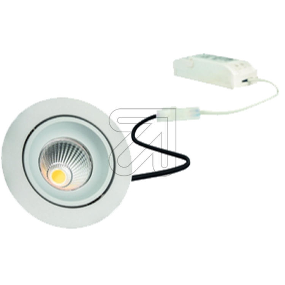 rutec Licht GmbH & Co. KGLED recessed spotlight 6W 3000K, dimmable, white 230V, beam angle 36°, swiveling, ALU57301WWDArticle-No: 645240