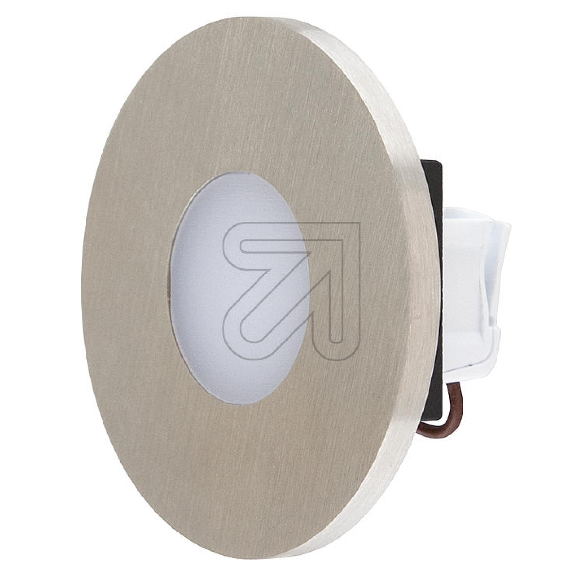 EVNLED recessed wall light IP44, 1.8W 4000K, stainless steel 230V, 65lm, LR01840Article-No: 650345