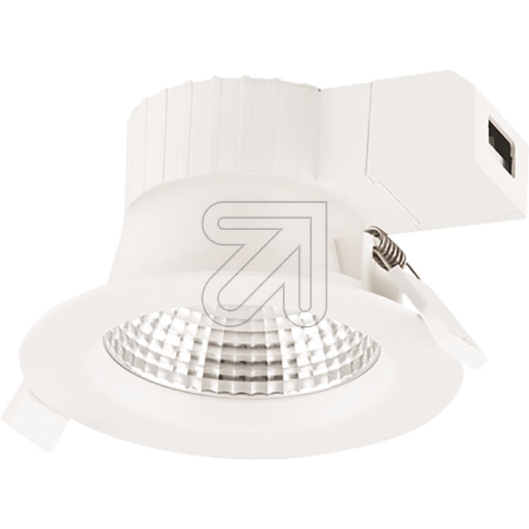 EVNLED recessed downlight IP54, 5/7.5W CCT, white 230V, beam angle 90°, DSR54070125Article-No: 651520