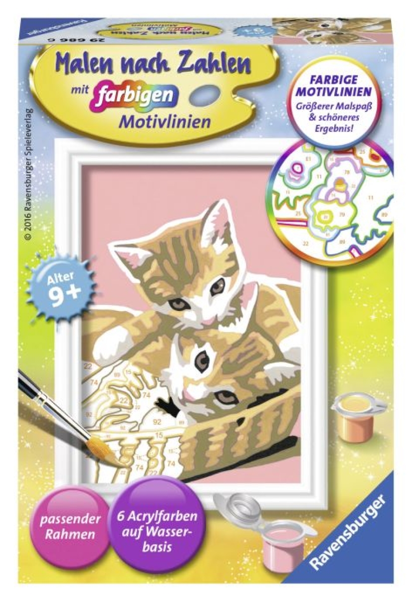 RavensburgerMalen nach Zahlen Classic Serie F KatzenbabysArtikel-Nr: 4005556296866