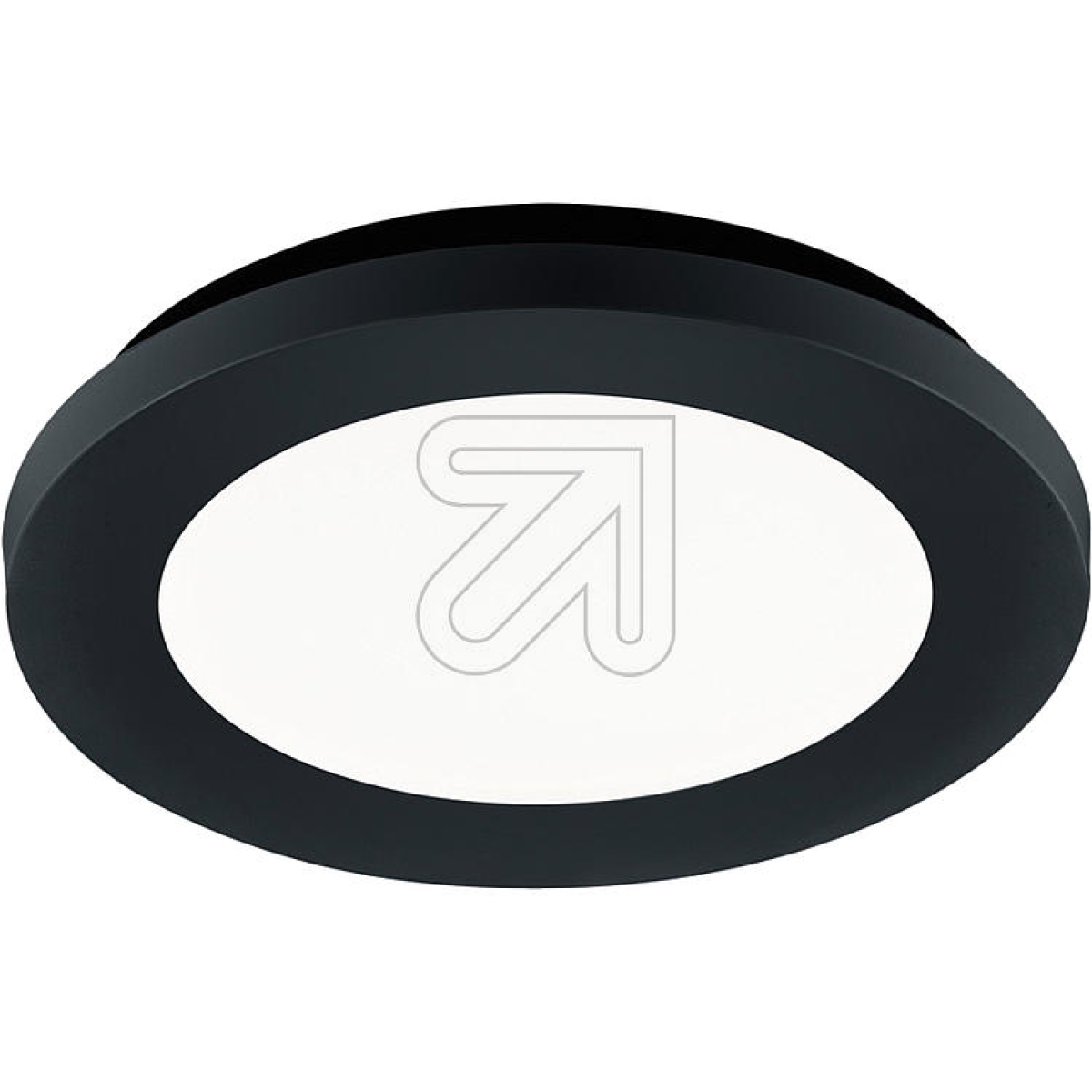 TRIOLED ceiling light Camillus black IP44 round 9W 3000K R62921032Article-No: 653180