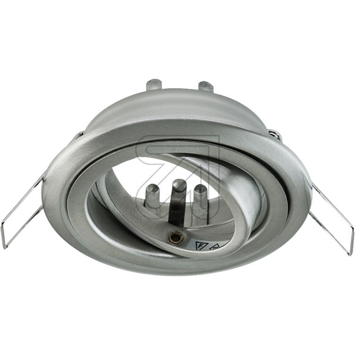 EVNRecessed spotlight chrome satin 752 013 without spring washer, rotatable and pivotableArticle-No: 653690