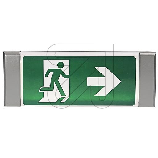 EGBLED emergency/exit sign luminaire 125/125lm 3.6V/1Ah Ni-Cd/3.8W, incl. 4 pictogramsArticle-No: 669100