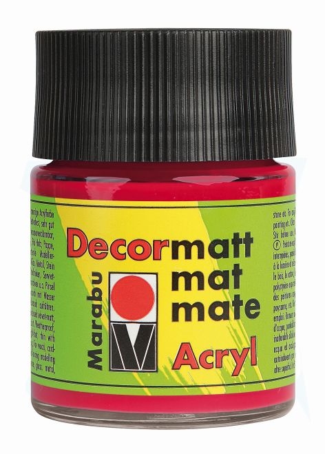MarabuDecormatt Acryl cherry red 50ml-Price for 0.0500 literArticle-No: 4007751007827