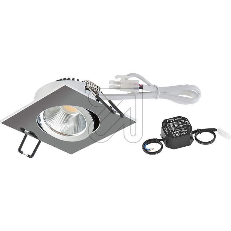 EVNLED recessed light 6W 4000K chrome PC24N61140Article-No: 672240