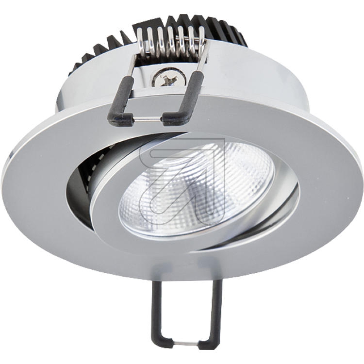 EVNLED recessed spotlight Ra>95, Dim-2-warm, 6W, chrome-metal. 230V, beam angle 38°, swiveling, PC20N615D2WArticle-No: 679165
