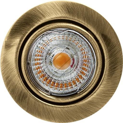 SPOT lightRecessed spotlight round antique brass with GU10 2700K 5W 2601111Article-No: 683315
