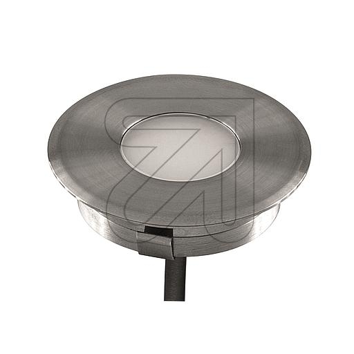 EVNLED recessed floor spotlight round stainless steel IP67 3000K 0.6W L67100602Article-No: 683380