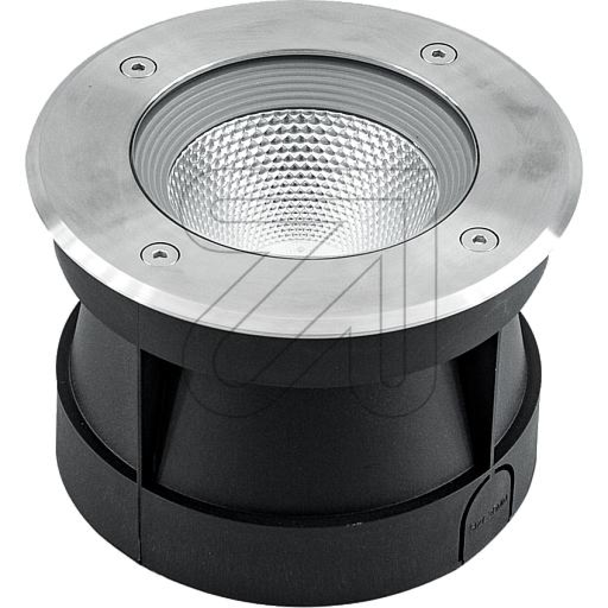 EVNLED recessed floor spotlight IP67, 12W 3000K, stainless steel 230V, beam angle 38°, stainless steel/aluminum, PC67101202MArticle-No: 683875