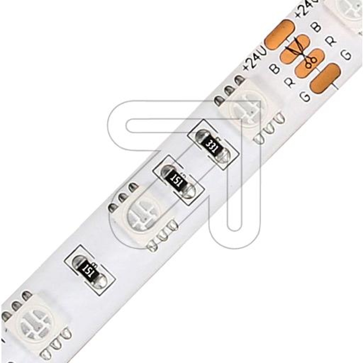 EGBLED Stripe-Rolle RGB IP54/IP20, 24V-DC 65W/10m (Chip 5050)Artikel-Nr: 684880