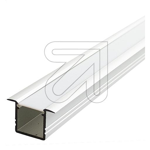 EGBAlu-Einbauprofil-Set B18,8/12xH12mm, L2000mm für Stripes max. B10mm, Slide/Click-Abdeckung opalArtikel-Nr: 686635
